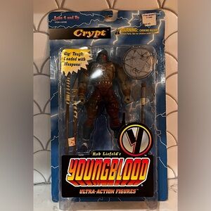 McFarlane‎ Toys Rob Liefeld's Youngblood CRYPT Ultra Action Figure 1995 Series 1